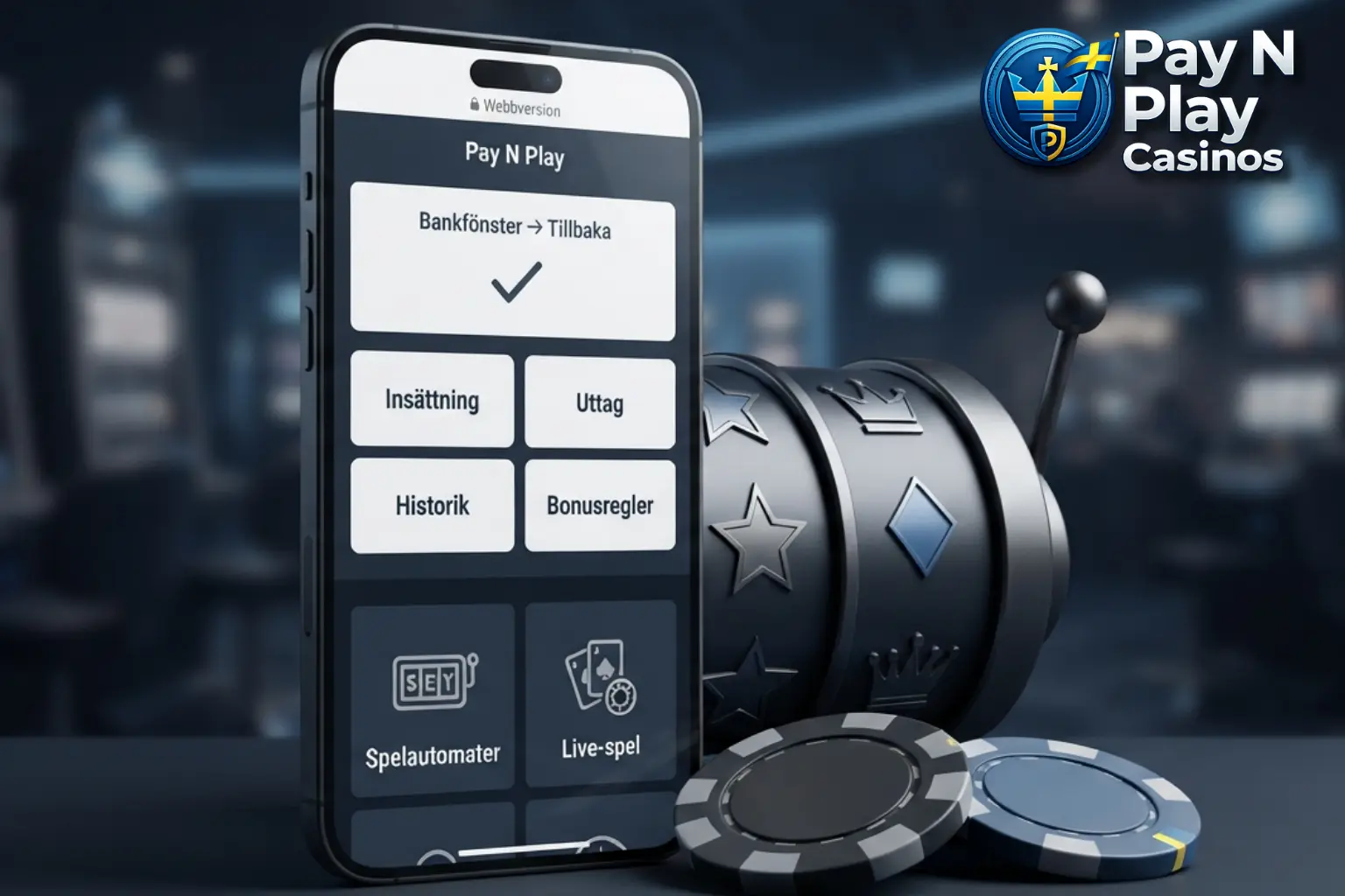 Mobilvänliga Pay N Play-casinon i webbläsaren